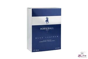 ادو تویلت مردانه هورس بال مدل Blue Leather حجم 100 میلی لیتر Horseball Blue Leather Eau De Toilette for Men 100ml