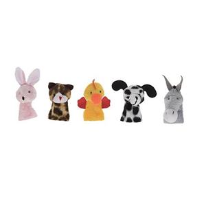 عروسک انگشتی شادی رویان مدل حیوانات مزرعه بسته 5 عددی Shadi Rouyan Farm Animals Finger Puppets Pack Of 