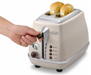 توستر دلونگی ایتالیا De'Longhi Toaster Incona Vintage CTOV 2103.BG 2 