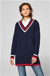 پلیور زنانه اسپریت (آمریکا) Long-Pullover im College-Style