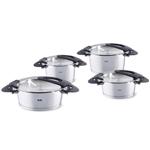 سرویس قابلمه 4 پارچه فیسلر آلمان Fissler intensa Topf-Set 4-tlg schwarz