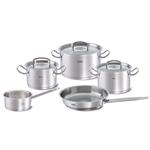 سرویس قابلمه 5 پارچه فیسلر آلمان Fissler original-profi collection Topf-Set 5-tlg mit Pfanne und Stielkasserolle