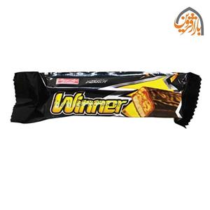 شکلات مغزدار بادام زمینی وینر 40 گرمی شیرین عسل