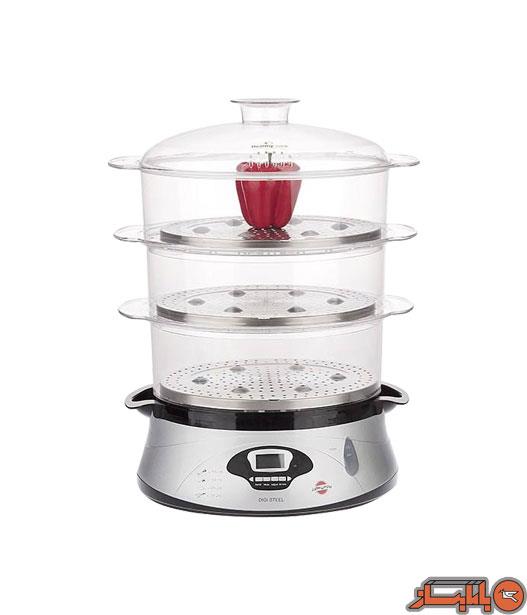 Pars Khazar Digi Steel Steam Cooker