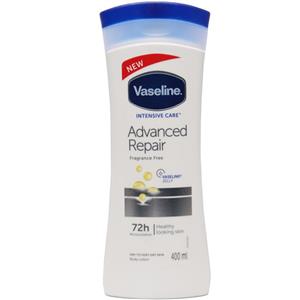 لوسیون بدن وازلین vaseline مدل advanced repair lightly fragranced حجم 400 میل Vaseline Body Lotion Advanced Repair 400ml