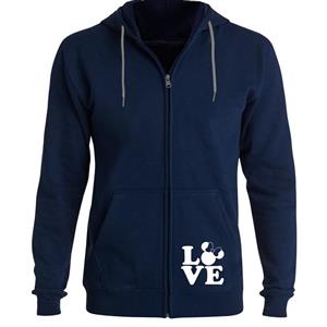 سویشرت زنانه طرح LOVE کد k14 رنگ سرمه ای