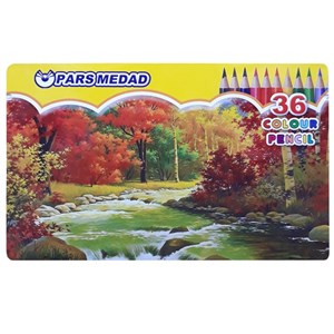 مداد رنگی 36 رنگ پارس مداد کد 110