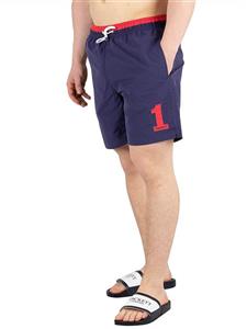 Hackett London Men's Volley Swimshorts, Blue, L