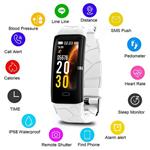 LIGE Smart Watches Sports Waterproof,Fitness Tracker Bluetooth Connection Pedometer Activity Tracker,Women Child Heart Rate Sleep Monitor Calorie Blood Oxygen Detection White Fashion Watches