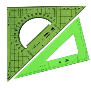 ست گونیا 30 درجه و 45 درجه فابل کد FB406