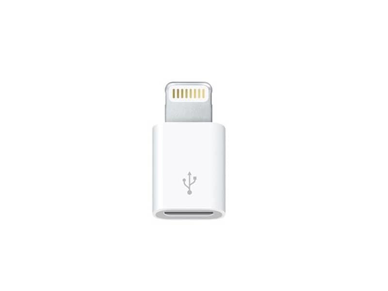 تبدیل micro USB به لایتنینگ مدل lightning adapter
