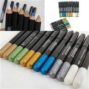 گلیتر مدادی چشم دو سه رنگ آبی doucce glitter eye shadow 