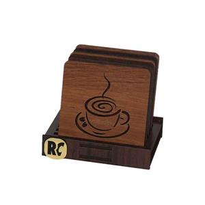 زیر لیوانی آرسی طرح فنجان کد 90 بسته 6 عددی