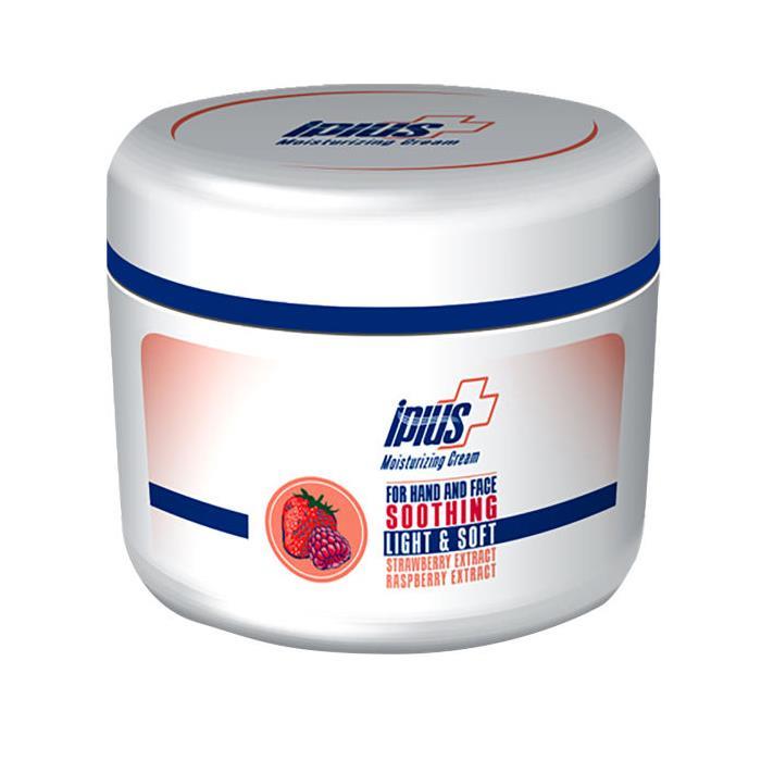کرم مرطوب کننده آی پلاس با عصاره تمشک و توت فرنگی حجم 150 میلی لیتر