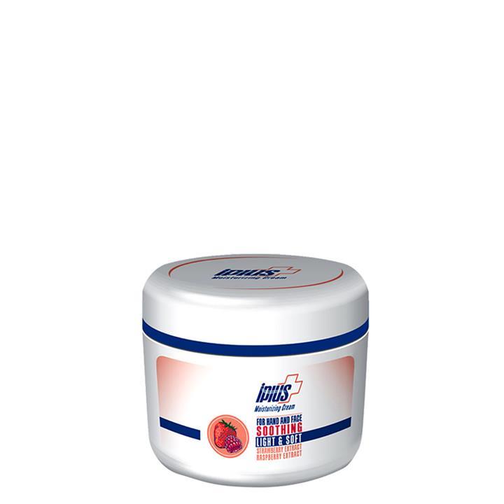 کرم مرطوب کننده آی پلاس با عصاره تمشک و توت فرنگی حجم 150 میلی لیتر