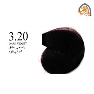 رنگ مو آنیکا سری شرابی رنگ شرابی تیره شماره 3.20