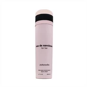 اسپری خوشبو کننده بدن زنانه جانوین مدل eau de narcissus حجم 200 میل