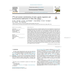 d15N and nutrient stoichiometry of water, aquatic organisms and environmental implications in Taihu lake, China*