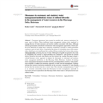 Dissonance in customary and statutory water management institutions: issues of cultural diversity in the management of water resources in the Okavango Delta, Botswana