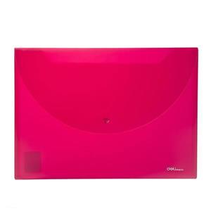 پوشه دکمه دار دلی کد W38131 - سایز A4 Deli Folder Code W38131 - Size A4