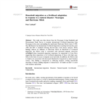 Household migration as a livelihood adaptation in response to a natural disaster: Nicaragua and Hurricane Mitch