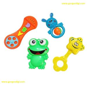 جغجغه مدل Baby Teethers  مجموعه 4 عددی