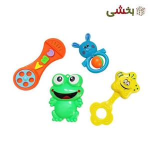 جغجغه مدل Baby Teethers  مجموعه 4 عددی