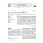 Uptake kinetics of pesticides chlorpyrifos and tebuconazole in the earthworm Eisenia andrei in two different soils*