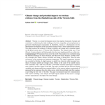 Climate change and potential impacts on tourism: evidence from the Zimbabwean side of the Victoria Falls