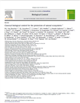 Classical biological control for the protection of natural ecosystems