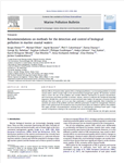 Recommendations on methods for the detection and control of biological pollution in marine coastal waters