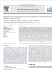 Biological control of paleomagnetic remanence acquisition in carbonate framework rocks of the Tahiti coral reef