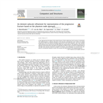 An element subscale refinement for representation of the progressive fracture based on the phantom node approach