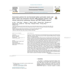 Association patterns for size-fractioned indoor particulate matter and black carbon and autonomic function differ between patients with chronic obstructive pulmonary disease and their healthy spouses*