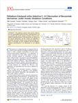 Palladium-Catalyzed ortho-Selective C−H Chlorination of Benzamide Derivatives under Anodic Oxidation Conditions