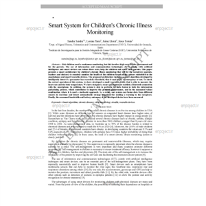 Smart System for Children's Chronic Illness Monitoring 