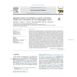 Aggregation kinetics of microplastics in aquatic environment: Complex roles of electrolytes, pH, and natural organic matter*