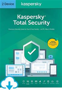 نرم افزار انتی ویروس کسپرسکی لب نسخه توتال سکیوریتی 2020 دو کاربره 1 ساله Software Kaspersky lab Total Security User Yeas 