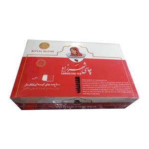 چای تی بگ رویال لفافدار 100 عددی شهرزاد