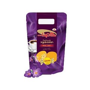 پشمک دوسرپیچ ( زعفران پسته ) 350 گرمی حاج عبدالله