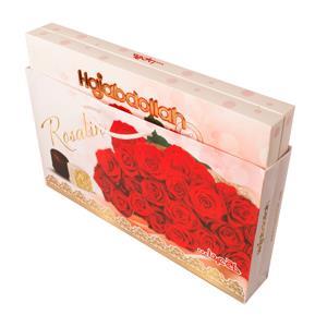 پشمک جعبه ای کادویی (گـــل رز) 300 گرمی  حاج عبدالله