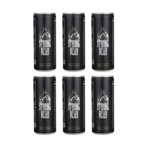 نوشابه انرژی زا گاز دار استرانگ بر بسته 6 عددی    Strong Bear Energy Drink Pack of 6