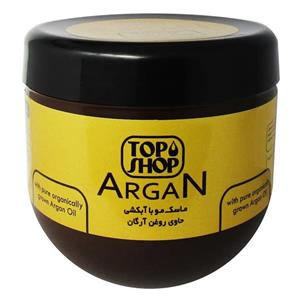 ماسک مو با آبکشی حاوی روغن آرگان تاپ شاپ حجم 500 میلی لیتر Top Shop Argan Oil Revitalizing Hair Mask 500ml