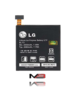 باطری اصلی LG BL-T3 Optimus VU F100 LG BL-T3 Optimus VU F100 Battery