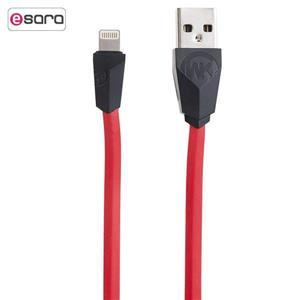 کابل تبدیل USB به لایتنینگ دبلیو کی مدل Escape The Earth به طول 1 متر WK Escape The Earth USB To Lightning Cable 1m