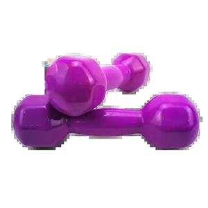 دمبل ایروبیک روکش دار 3 کیلوگرمی مدل 01-Pink بسته دو عددی