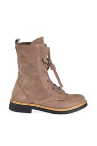 نیم بوت زنانه قهوه ای سموری جیر 1579511988 Soho Exclusive