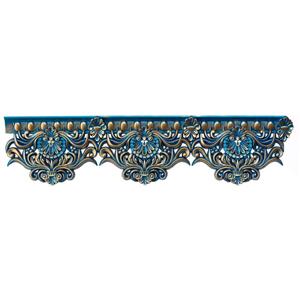 کتیبه پرده طرح صدفی مدل S104 طول 118 سانتی متر بسته 6 عددی