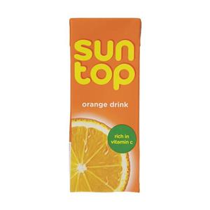 نوشیدنی پرتقال سان تاپ حجم 200 میلی لیتر Sun Top Orange Drink 200ml