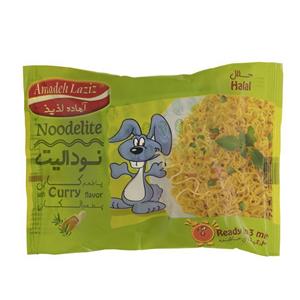 نودالیت با طعم کاری اماده لذیذ مقدار 75 گرم Amadeh Laziz Curry Flavor Noodelite gr 